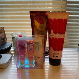 Victoria’s Secret PINK Pure Seduction x PNK PWR x Lip Kit Body Care Combo Set